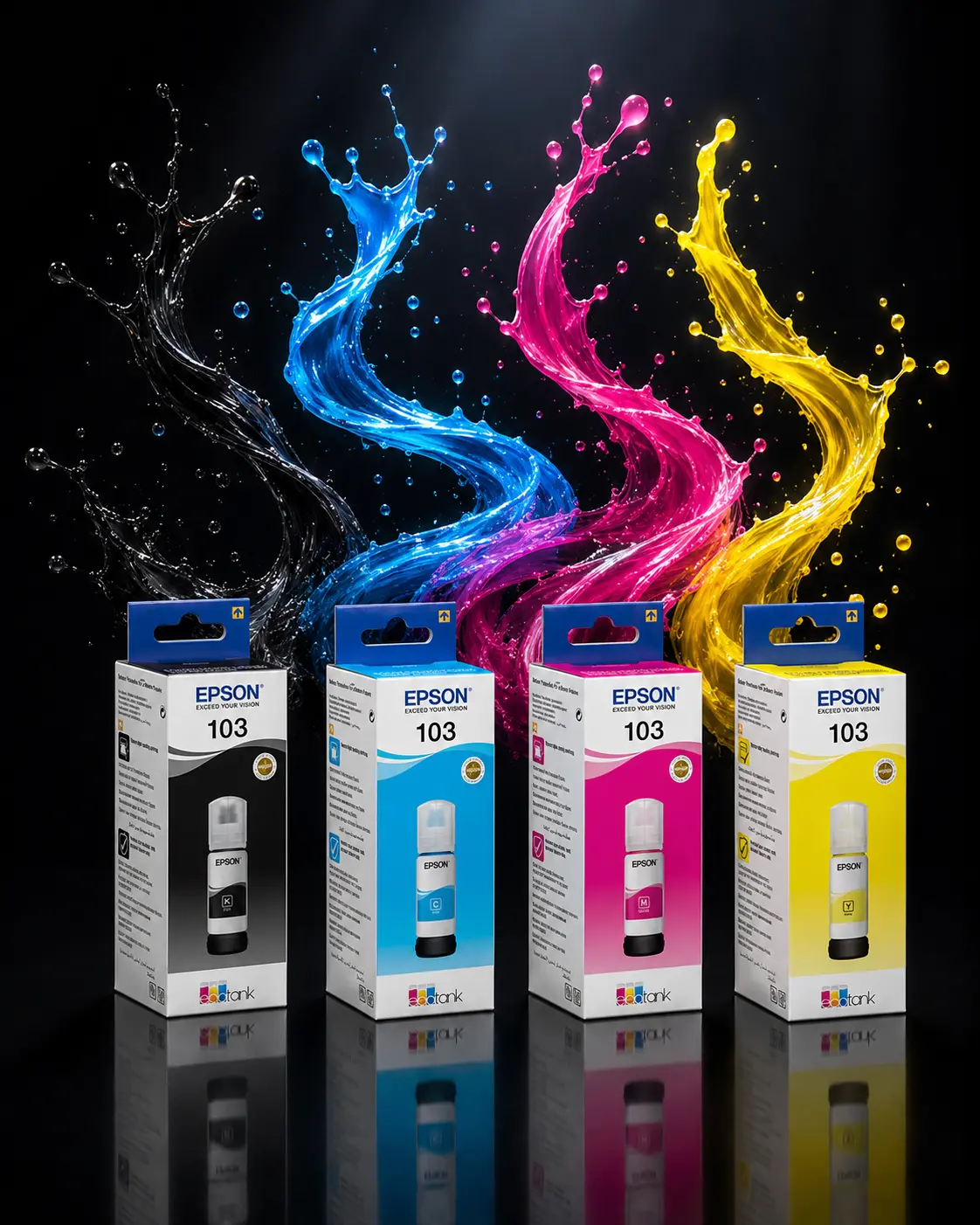 Bouteille d'Encre Originale Epson 103 EcoTank
